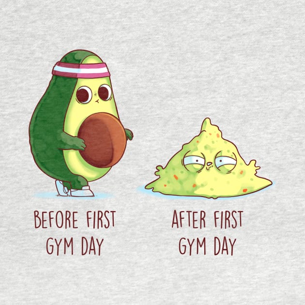 Before and After First Gym day by Naolito